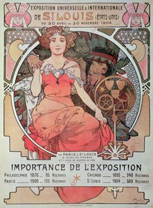 Un cartel para la Feria Mundial, St. Louis, Estados Unidos, 1904